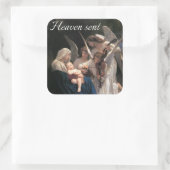 Heaven Sent Square Sticker (Tasche)