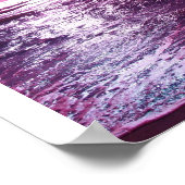 Heaven Shines Lila Poster (Ecke)