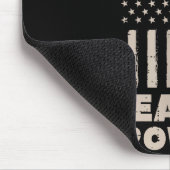 Heaven Us Flag Patriotic Christian Religious God J Mousepad (Ecke)