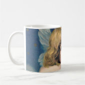 Heavenly angel daydreaming on a cloud in the sky kaffeetasse (Links)