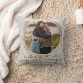 Heavenly Angel Memorial Pillow with Family Photo Kissen