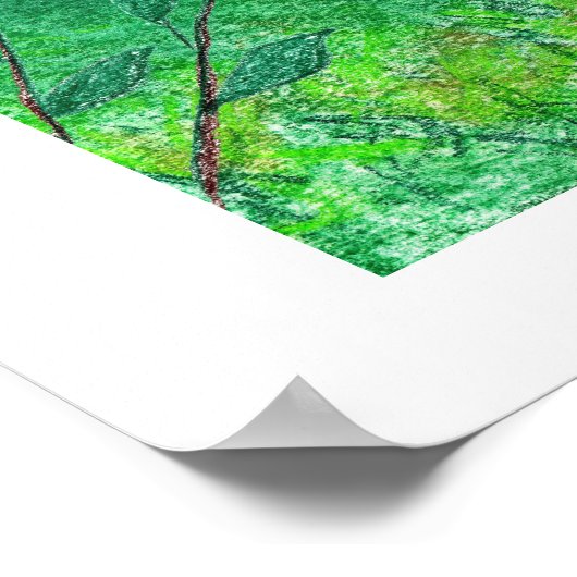 Heavenly Bamboo Poster (Ecke)