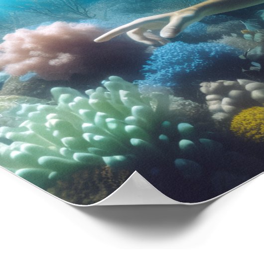 Heavenly dive poster (Ecke)