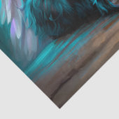 Heavenly Halo Black Lamb Angel Decoupage Seidenpapier (Ausschnitt)