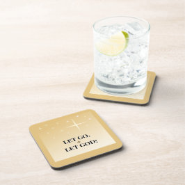 Heavenly Let Go-Let God - Starry Sky Getränkeuntersetzer