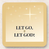 Heavenly Let Go-Let God - Starry Sky Getränkeuntersetzer (Vorderseite)