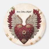 "Heavenly Love Heart" Magnet (Vorne)