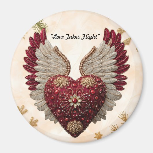 "Heavenly Love Heart" Magnet (Vorne)