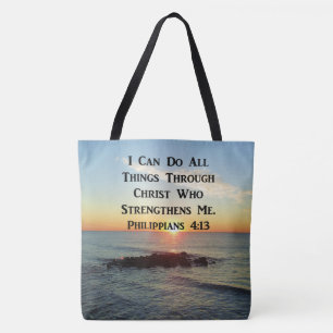 HEAVENLY PHILIPPIANS 4:13 SCRIPTURE DESIGN TASCHE