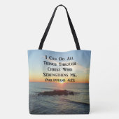 HEAVENLY PHILIPPIANS 4:13 SCRIPTURE DESIGN TASCHE (Rückseite)