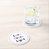 Heavenly prayer Posavasos Runder Pappuntersetzer (Vor Ort)