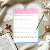 Heavenly Rainbow Mother's Scripture Scramble Game Einladung