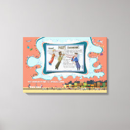 Heavenly Reds | Absurd Wordplay Humor 24x16 Leinwanddruck