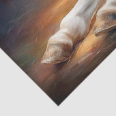 Heavenly Winged Black Foal Angel Decoupage Seidenpapier (Ausschnitt)