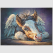 Heavenly Winged Foal Angel Decoupage Seidenpapier (Vorderseite)