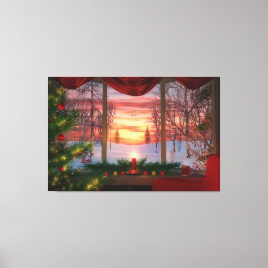 Heaven's Dayspring Weihnachts Canvas Print Leinwanddruck (Vorderseite)