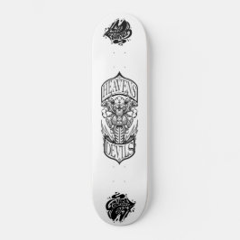 Heavens Devils – Totenkopf-Biker-Skateboard-Deck Skateboard