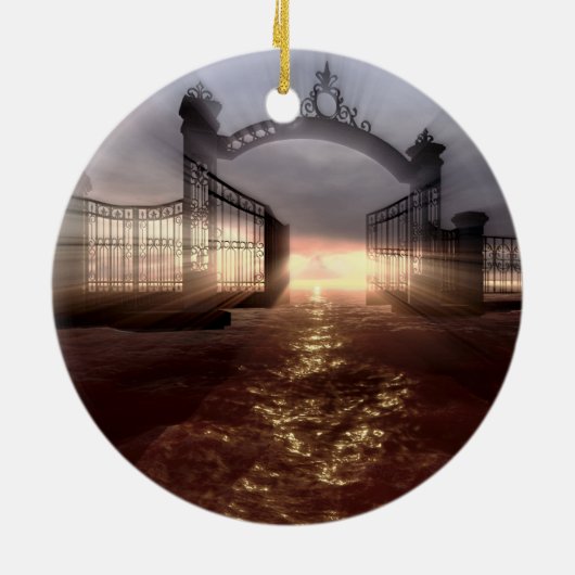 Heavens Gate Keramik Ornament (Hinten)