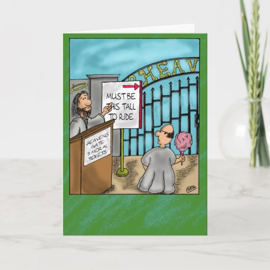 Heavens Gate Motivation Grußkarte Karte (Vorderseite)