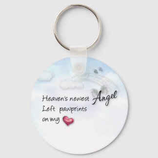 Heavens neuester Angel links Pfoten druckt Schlüss Schlüsselanhänger