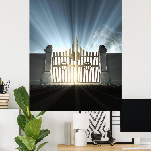 Heavens Pearly Gates Poster (Heimbüro)