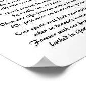 HEAVENS REALM POEM POSTER (Ecke)