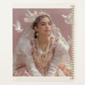 Heaveny Blush & Gold Quince, kundenspezifisch Planer (Rückseite)