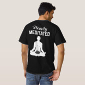 Heaviated - Funny Meditation & Yoga Geschenk T-Shirt (Schwarz voll)