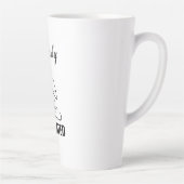 Heaviläre Meditation Chakra Meditation Latte Tasse (Rechts)