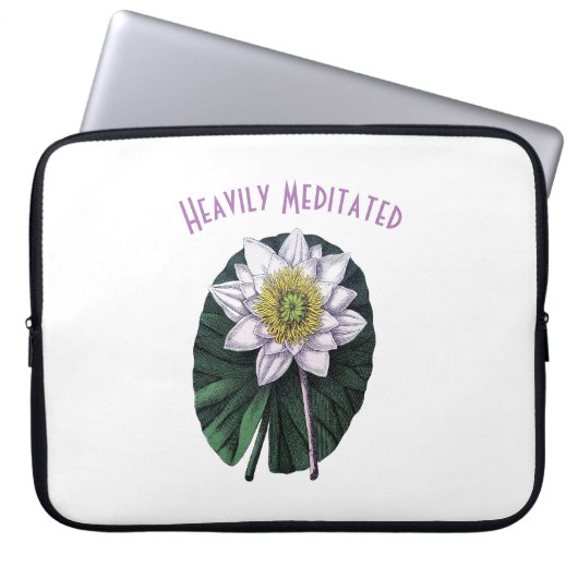 Heavily Meditated Funny Louts Laptopschutzhülle (Vorderseite)