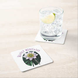 Heavily Meditated Funny Louts Rechteckiger Pappuntersetzer