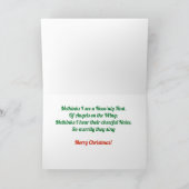 Heav'nly Wirts-Weihnachtskarte Feiertagskarte (Innenseite)