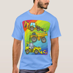 Heavry Equipment Rainbow Heart Lgbtq Cool Gay Pri T-Shirt