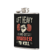 Heavy abheben und schwerer zu töten flachmann (Links)