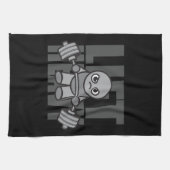 Heavy - Anime Kawaii Workout Motivierend Handtuch (Horizontal)