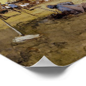 Heavy Artillery on the Railway, Oktober 1916 Poster (Ecke)