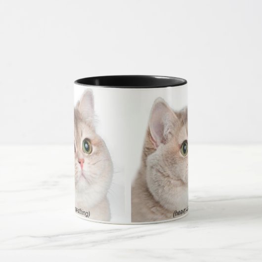 Heavy atmende Meme Tasse (Zentrum)