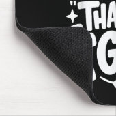 Heavy auf dem Dankeschön Gott Retro Mousepad (Ecke)