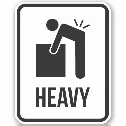 Heavy  aufkleber (Vorderseite)