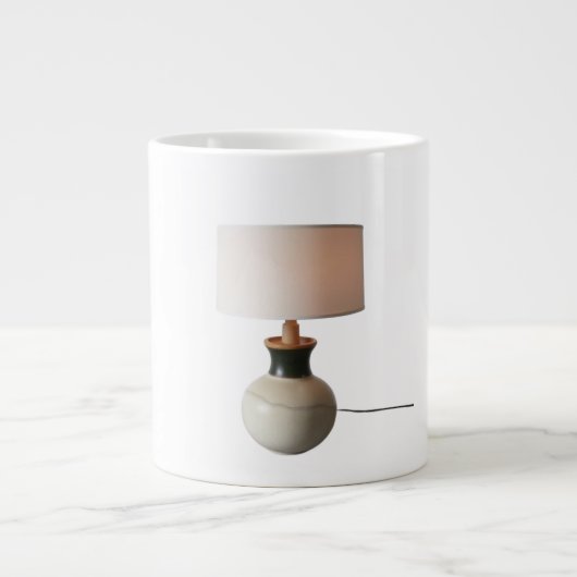 Heavy-Base Ceramic Lamp Jumbo-Tasse (Vorderseite)