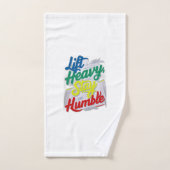 Heavy, Bleibe Humble Badhandtuch Set (Handtuch)