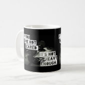 Heavy - Bodybuilding Workout Motivierend Kaffeetasse (Vorderseite Links)