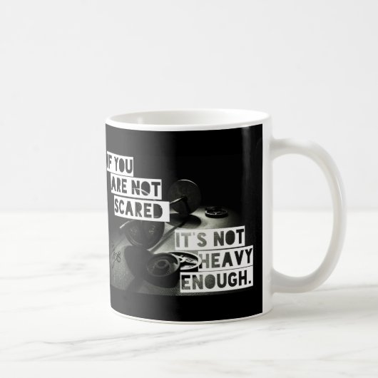 Heavy - Bodybuilding Workout Motivierend Kaffeetasse (Rechts)