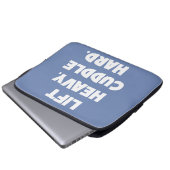 Heavy, Cuddle Hard - Funny Novelout Workout Laptopschutzhülle (Vorne Knopf)