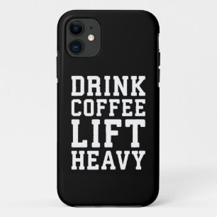 Heavy, Drink Coffee - Funny Gym Motivierend Case-Mate iPhone Hülle
