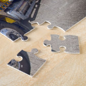 Heavy Duty Big Rig Yellow Semi Truck Puzzle (Seite)