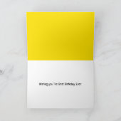 Heavy Duty Birthday Sign Karte (Innenseite)