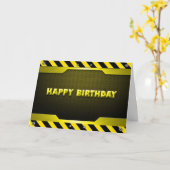 Heavy Duty Birthday Sign Karte (Gelbe Blume)