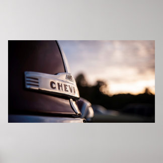 Heavy Duty Chevy Lieferwagen Poster