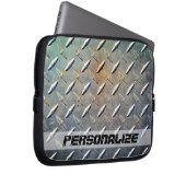 Heavy Duty Diamond Plate Steel Custom Graphic Laptopschutzhülle (Vorne Rechts)